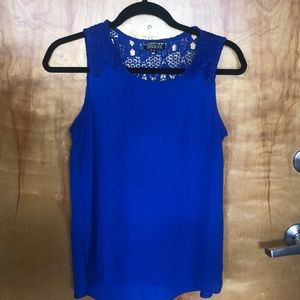 Stitch fix lace shoulder top